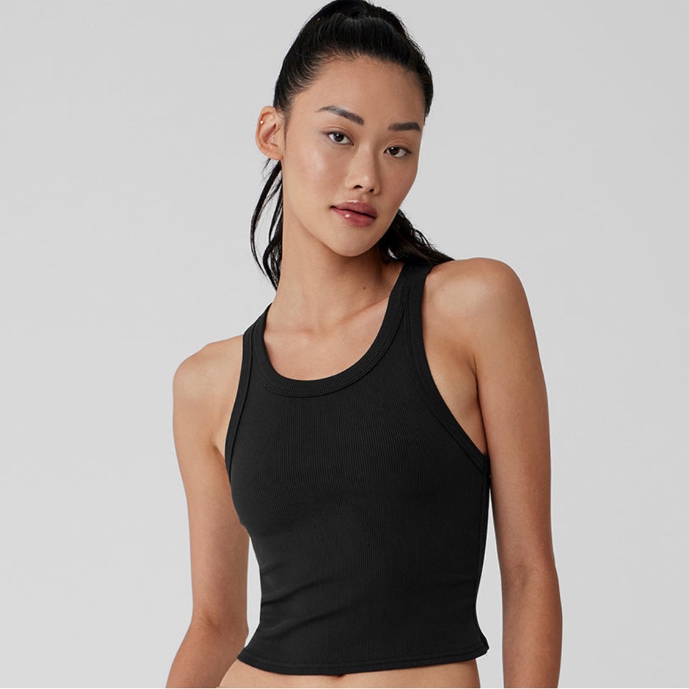 Alo Goddess Ribbed Go-To Tank
